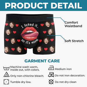 Personalized Photo Boxer Briefs — Funny Valentine's Day Gift For Him