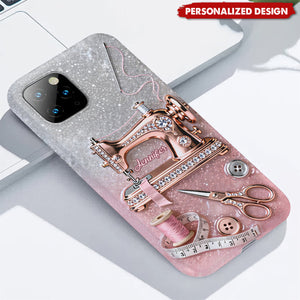 Personalized Sewing Machine Phone Case — Sewing Enthusiast Gift
