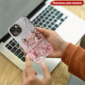 Personalized Sewing Machine Phone Case — Sewing Enthusiast Gift
