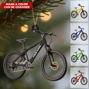 Personalized Bicycle Ornament β Unique Gift for Cyclists and Outdoor Enthusiasts