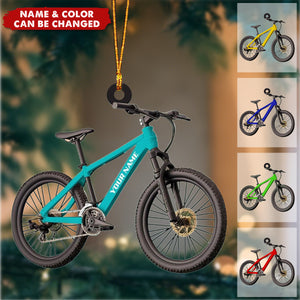 Personalized Bicycle Ornament β Unique Gift for Cyclists and Outdoor Enthusiasts