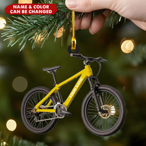 Personalized Bicycle Ornament β Unique Gift for Cyclists and Outdoor Enthusiasts