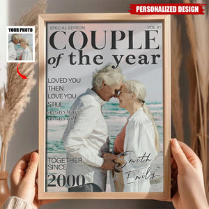 Personalized Couple of the Year Poster - Perfect Anniversary or Valentine’s Gift