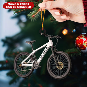 Personalized Bicycle Ornament β Unique Gift for Cyclists and Outdoor Enthusiasts