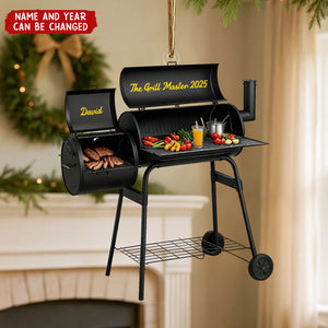 Personalized Grill Master BBQ Ornament – Perfect Gift for Grill Lovers