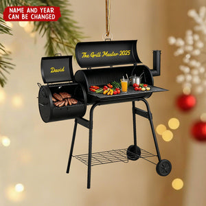 Personalized Grill Master BBQ Ornament – Perfect Gift for Grill Lovers