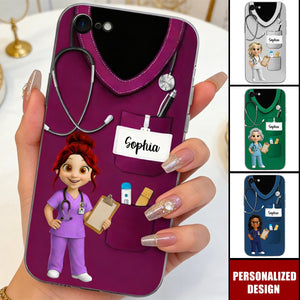 Personalized Medical Scrubs Phone Case – Gift For Healthcare Workers