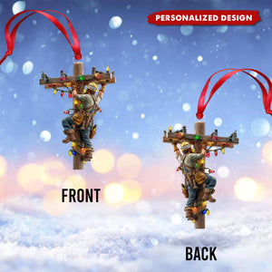 Personalized Lineman Christmas Ornament – Utility Worker Gift