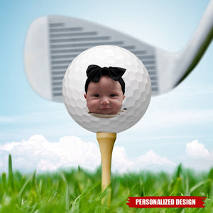 Personalized Photo Golf Balls, Custom Face Cartoon Golf Balls - Gift for father