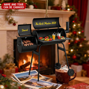 Personalized Grill Master BBQ Ornament – Perfect Gift for Grill Lovers