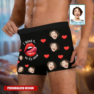 Personalized Photo Boxer Briefs — Funny Valentine's Day Gift For Him