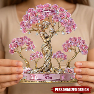 Personalized Mom Acrylic Plaque – The Love Between Mother And Her Kids