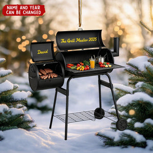 Personalized Grill Master BBQ Ornament – Perfect Gift for Grill Lovers