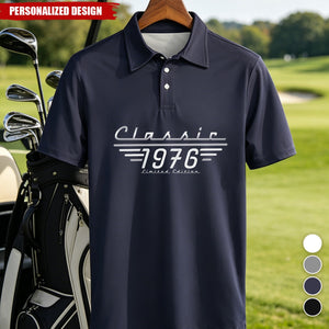 Vintage Classic Limited Edition Custom Year Polo Shirt - Gift for Him