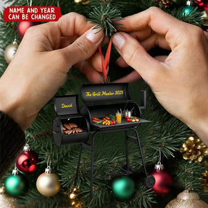 Personalized Grill Master BBQ Ornament – Perfect Gift for Grill Lovers