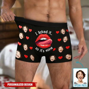 Personalized Photo Boxer Briefs — Funny Valentine's Day Gift For Him