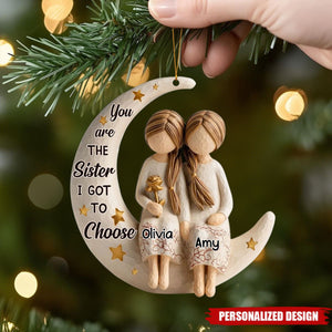 Personalized Sister Ornament – Forever Friends Christmas Gift