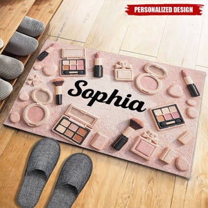 Personalized Makeup Doormat – Gift For Bestie and Beauty Lovers