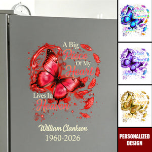 Carry Their Memory With You- Personalized Butterfly Memorial Decal