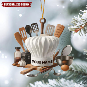 Personalized Chef Ornament – Unique Gift for Cooks & Food Lovers