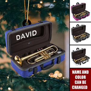 Personalized Trumpet Ornament - Unique Trumpet Gift for Music Lovers