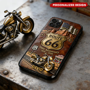 100th Anniversary Motorcycle Phone Case – Personalized Gifts For Bikers