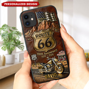 100th Anniversary Motorcycle Phone Case – Personalized Gifts For Bikers
