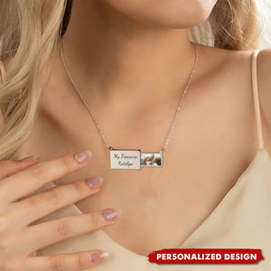 Personalized Hidden Drawer Picture Locket Necklace - Perfect Gift For Mom