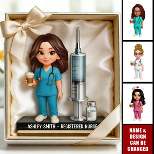 Custom Nurse Name Wooden Plaque – Thoughtful Gift for Nurses