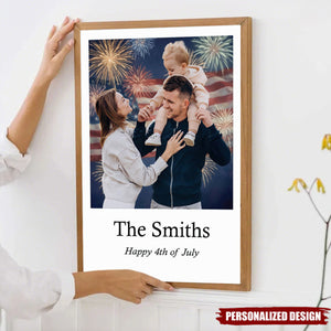 Personalized Family Patriotic Poster — Gift for Family