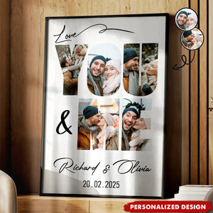 Personalized "You & Me" Photo Poster — Perfect Anniversary Gift