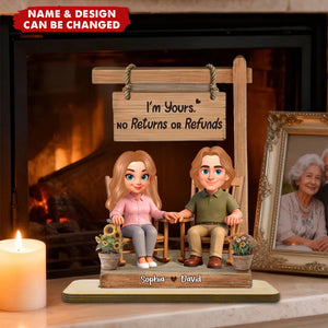 Personalized Couple Wooden Plaque — Custom Name "You & Me We Got This" Anniversary Gift