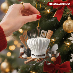 Personalized Chef Ornament – Unique Gift for Cooks & Food Lovers