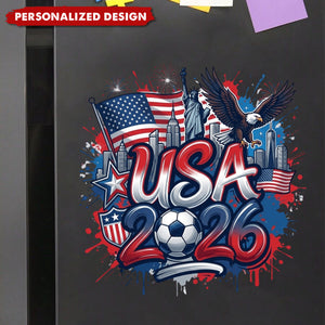 Personalized 2026 World Cup Country sticker - Custom Name