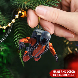 Personalized Skydiver Ornament β Unique Adventure Christmas Gift 2025