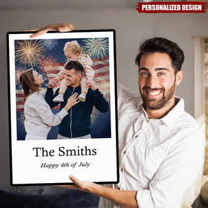 Personalized Family Patriotic Poster — Gift for Family