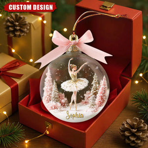 Personalized Ballerina Christmas Ornament – Gift For Ballet Lover