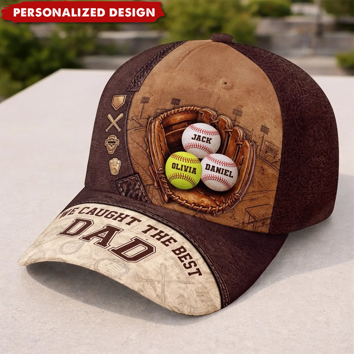 Personalized Kid Names Baseball  Hat - Mother's Day, Father's Day Gifts For Mom, Dad