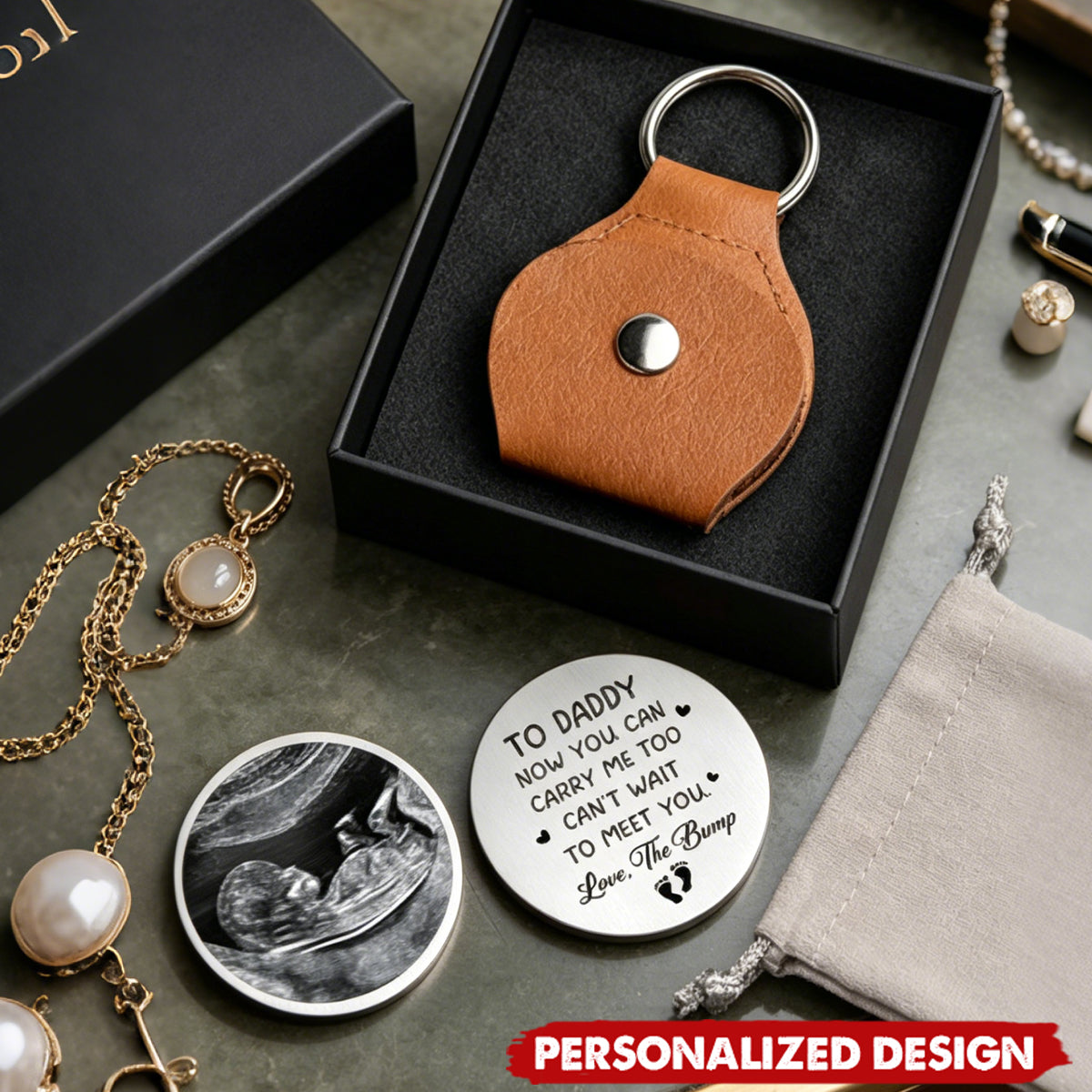 Personalized Baby or any Photo Keychain -Father’s Day Gift
