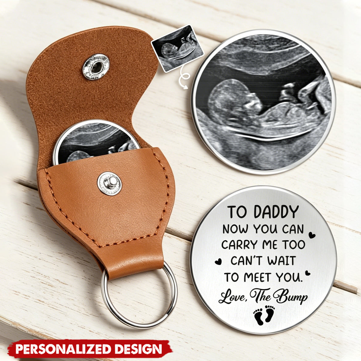 Personalized Baby or any Photo Keychain -Father’s Day Gift