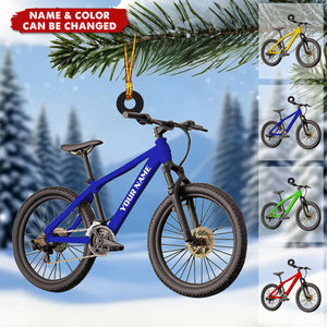 Personalized Bicycle Ornament – Unique Gift for Cyclists and Outdoor Enthusiasts
