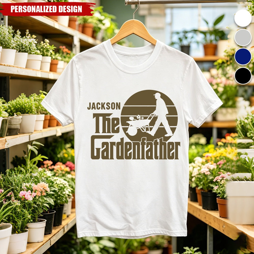 Personalized Name Gardening T-Shirt - Plant Enthusiast Keepsake