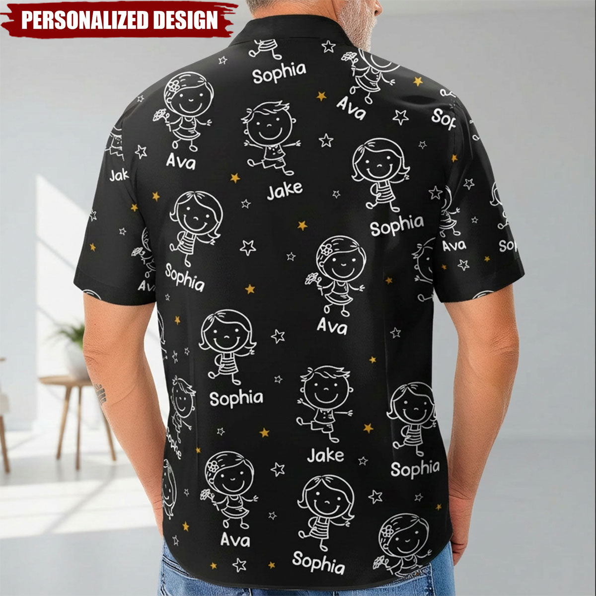 This Grandpa Belongs To Doodle - Personalized Hawaiian Shirt