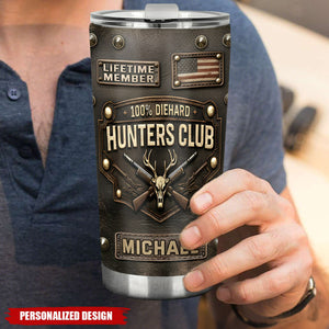 Personalized Hunters Club Tumbler – Unique Gift for Hunters