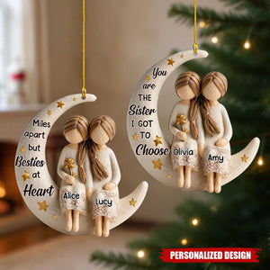 Personalized Sister Ornament – Forever Friends Christmas Gift