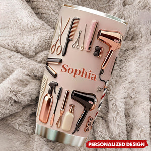Personalized Hairstylist Tumbler — Custom Name Gift For Hairstylist