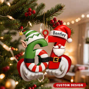 Personalized  Six Seven Christmas Ornament – Custom Name Christmas Gift