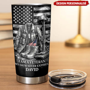 Personalized Veteran Tumbler — Gift For Veterans And Military