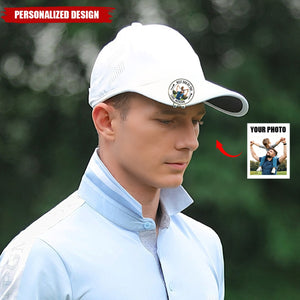 Personalized Family Photo Golf Ball Marker Hat Clip - Father’s Day Gift for Golf‑Loving