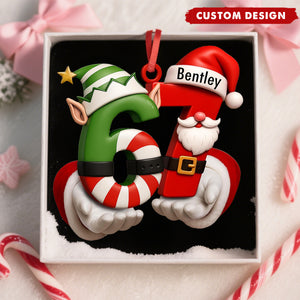 Personalized  Six Seven Christmas Ornament – Custom Name Christmas Gift